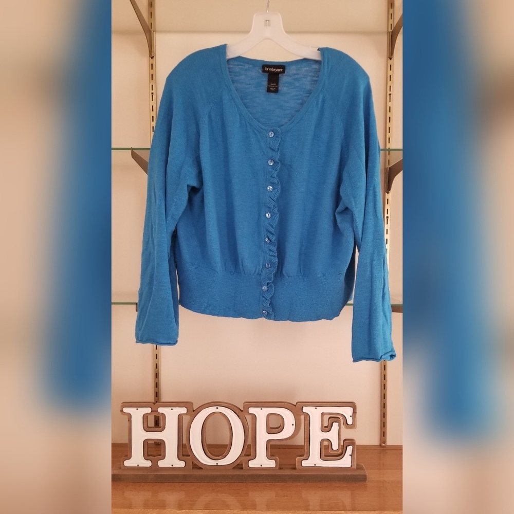 ⚡️SALE⚡️Blue cropped cardigan